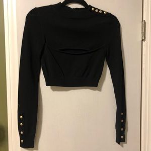 NWT crop sweater
